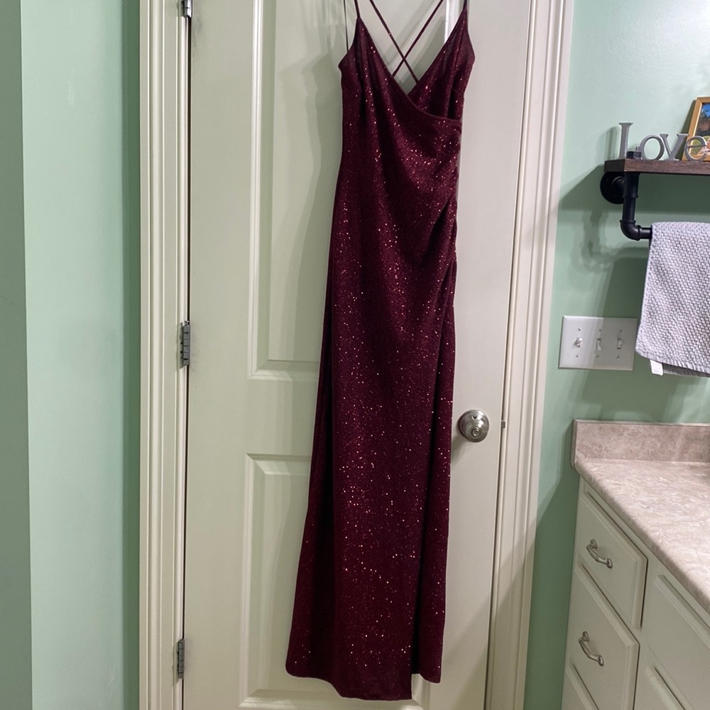 Windsor prom/formal sparkly red dress size M